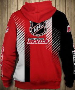 New Jersey Devils Cute Design 3D All Over Print Hoodie Pullover Nhl