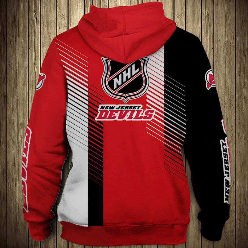 New Jersey Devils Cute Design 3D All Over Print Hoodie Pullover Nhl