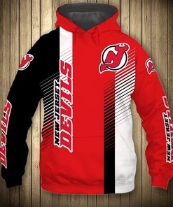 New Jersey Devils Cute Design 3D All Over Print Hoodie Pullover Nhl
