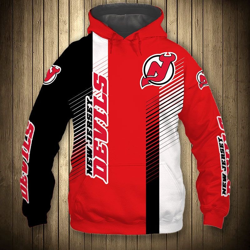 New Jersey Devils Cute Design 3D All Over Print Hoodie Pullover Nhl