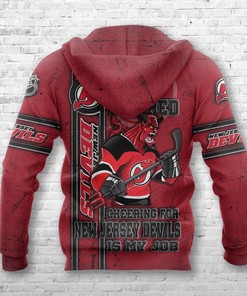 New Jersey Devils I'M Retired 3D All Over Print Hoodie Gifts For Fans