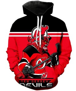 New Jersey Devils Mascot 3D Printed All Over Print Hoodie Gifts For Men
