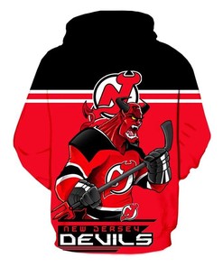 New Jersey Devils Mascot 3D Printed All Over Print Hoodie Gifts For Men