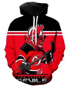 New Jersey Devils Ultra-Cool 3D All Over Print Long Sleeve Hoodie Gift For Fans