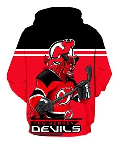 New Jersey Devils Ultra-Cool 3D All Over Print Long Sleeve Hoodie Gift For Fans
