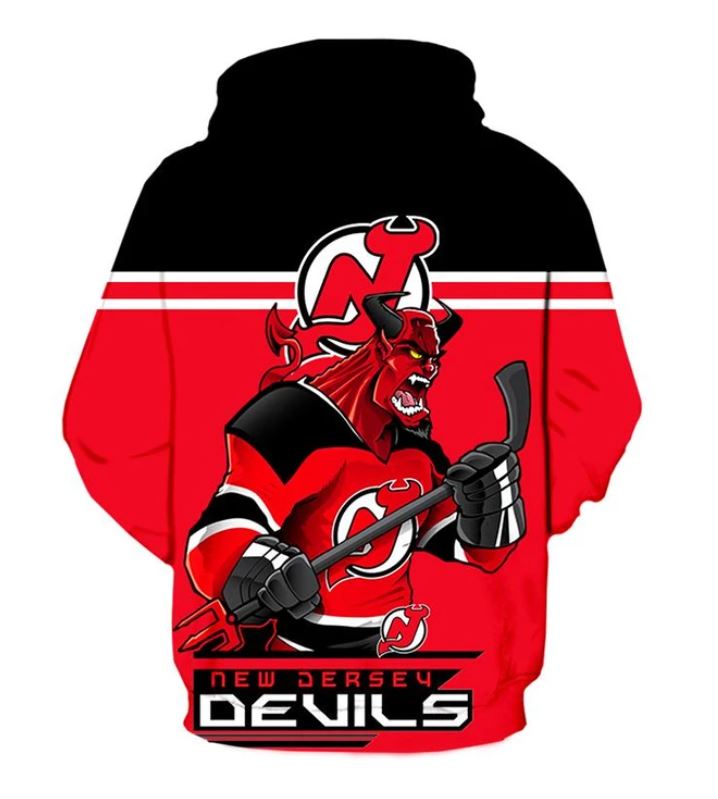 New Jersey Devils Ultra-Cool 3D All Over Print Long Sleeve Hoodie Gift For Fans