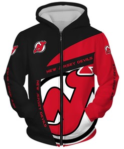 New Jersey Devils Zip Hoodie Gifts For Fans, All Over Print Hoodies For Women