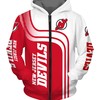 New Jersey Devils Zipper Hoodie All Over Print, Zip Hoodie Pullover Gifts For Fans