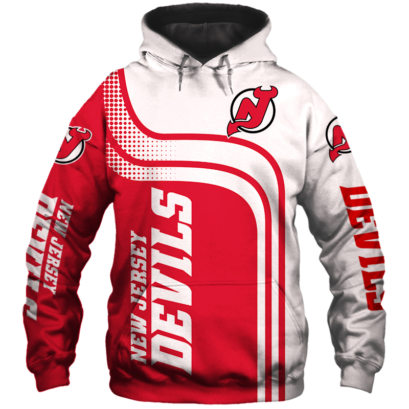 New Jersey Devils Zipper Hoodie All Over Print, Zip Hoodie Pullover Gifts For Fans