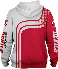 New Jersey Devils Zipper Hoodie All Over Print, Zip Hoodie Pullover Gifts For Fans