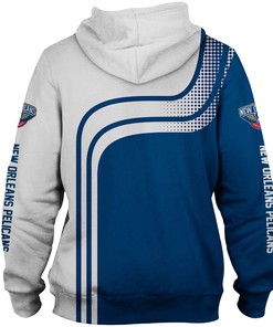 New Orleans Pelicans 3D All Over Print Zip Hoodie For Fans