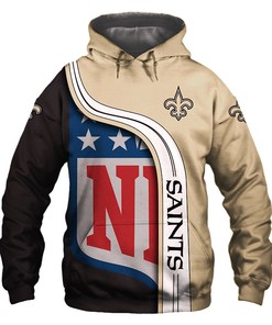 New Orleans Saints 3D All Over Print Hoodie Pullover Zip Hoodie Nfl For Fans