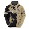 New Orleans Saints 3D All Over Print Zip Up Hoodie For Nfl Fans, Gifts For Father Day