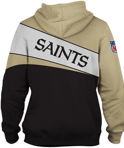 New Orleans Saints 3D Zip Hoodie, Custom 3D Hoodies, Full Size