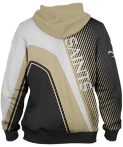 New Orleans Saints 3D Zip Hoodie Pullover Nfl, All Over Print Zip Up Hoodie Men