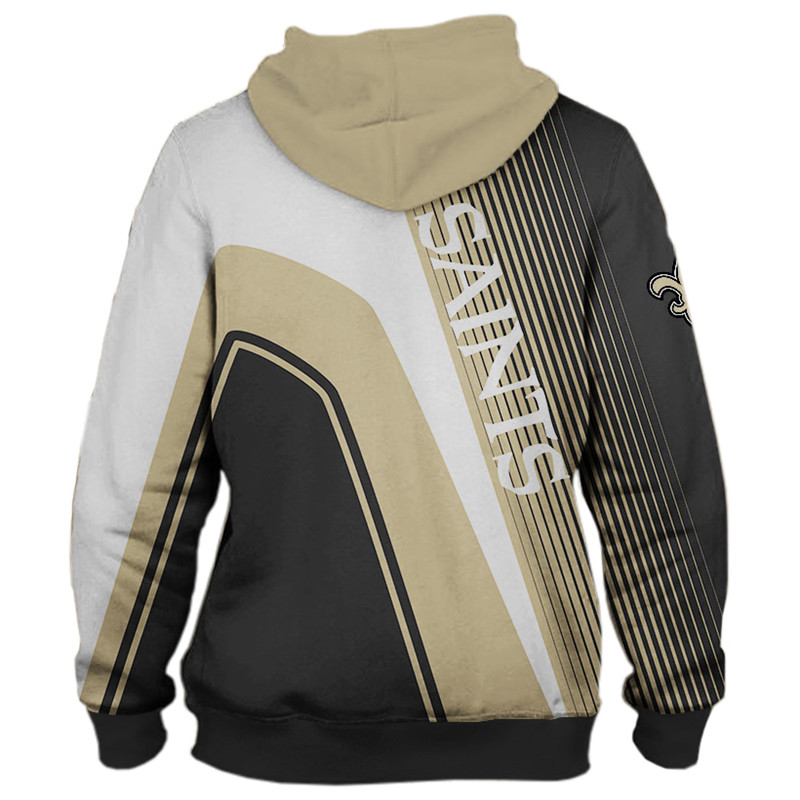 New Orleans Saints 3D Zip Hoodie Pullover Nfl, All Over Print Zip Up Hoodie Men