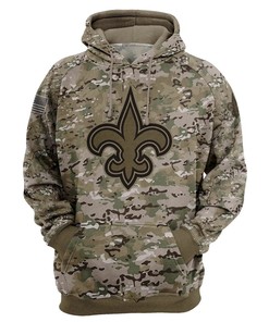 New Orleans Saints Army Graphic 3D All Over Print Zip Up Hoodie Gift For Fans