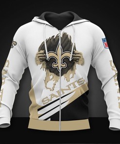 New Orleans Saints Cool Graphic 3D All Over Print Hoodie Gifts For Fans