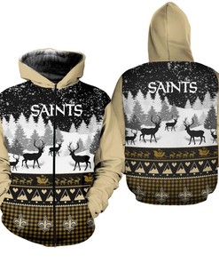 New Orleans Saints Custom 3D All Over Print Hoodie Gifts For Fans