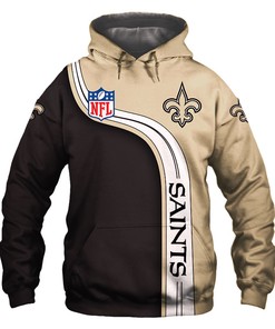 New Orleans Saints Cute Zip Hoodie Pullover 3D All Over Print Gifts For Fans, 3D Hoodies For Men Graphic