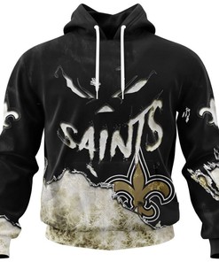 New Orleans Saints Devil Eyes 3D All Over Print Hoodie Gift For Fans