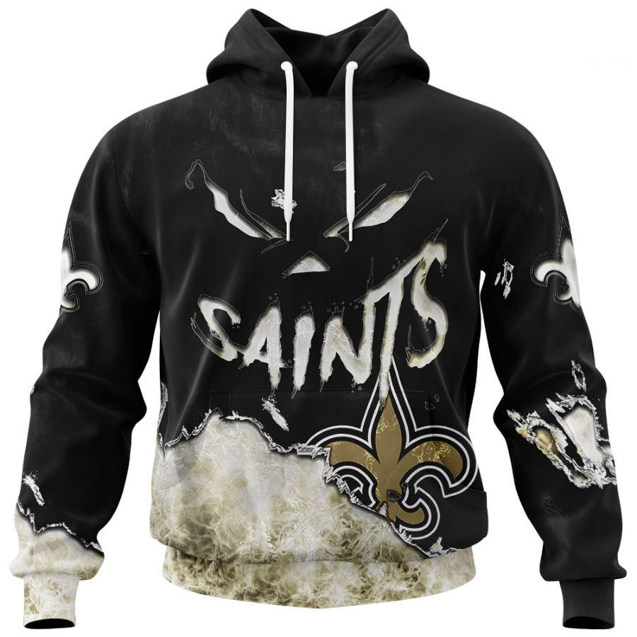 New Orleans Saints Devil Eyes 3D All Over Print Hoodie Gift For Fans