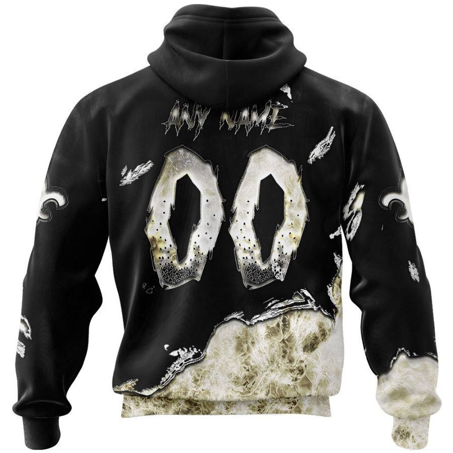 New Orleans Saints Devil Eyes 3D All Over Print Hoodie Gift For Fans