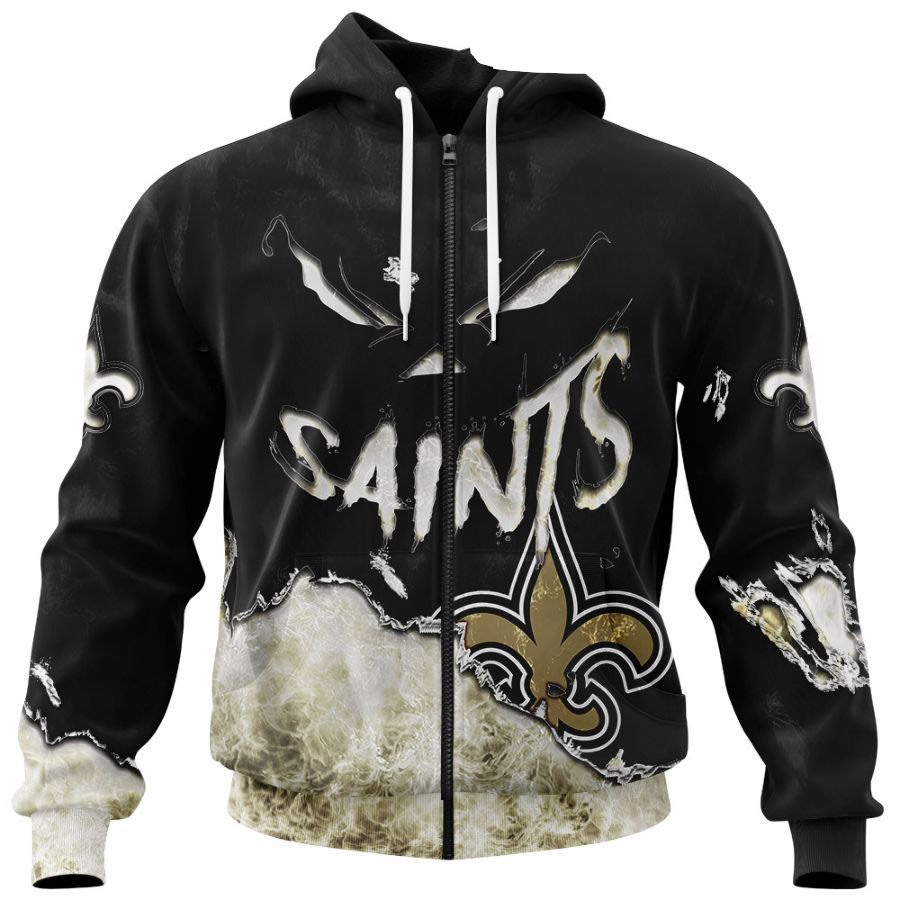 New Orleans Saints Devil Eyes 3D All Over Print Hoodie Gift For Fans