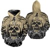 New Orleans Saints Halloween Pumpkin Skull 3D All Over Print Zip Up Hoodie, Custom All Over Print Hoodie