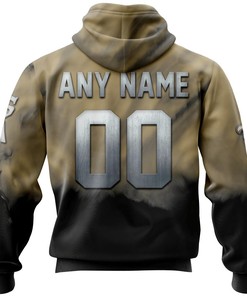 New Orleans Saints Skull 3D Custom Name & Number All Over Print Hoodie Gifts For Fans