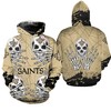 New Orleans Saints Skull Graphic 3D All Over Print Hoodie For Halloween, Gifts For Men