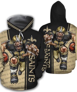 New Orleans Saints Ultra Cool 3D All Over Print Hoodie Gifts For Fans, 3D Graphic Hoodies