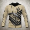 New Orleans Saints Zip Up Hoodie 3D All Over Print No 1 Gifts For Fans, 3D Print Hoodies