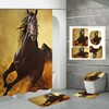 New Steed Horse Animal Shower Curtain 