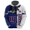 New York Giants 3D All Over Print Zip Up Hoodie For Nfl Fans, Gifts For Men