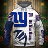 New York Giants Halloween Custom Name & Number 3D Print Hoodies For Men