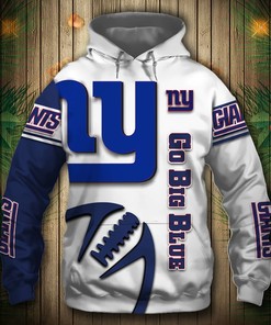 New York Giants Halloween Custom Name & Number 3D Print Hoodies For Men