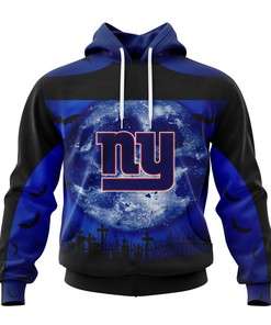 New York Giants Hoodie 3D Halloween Horror Night 3D Hoodies For Men Graphic