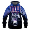New York Giants Hoodie 3D Horror Night Halloween All Over Print Hoodie