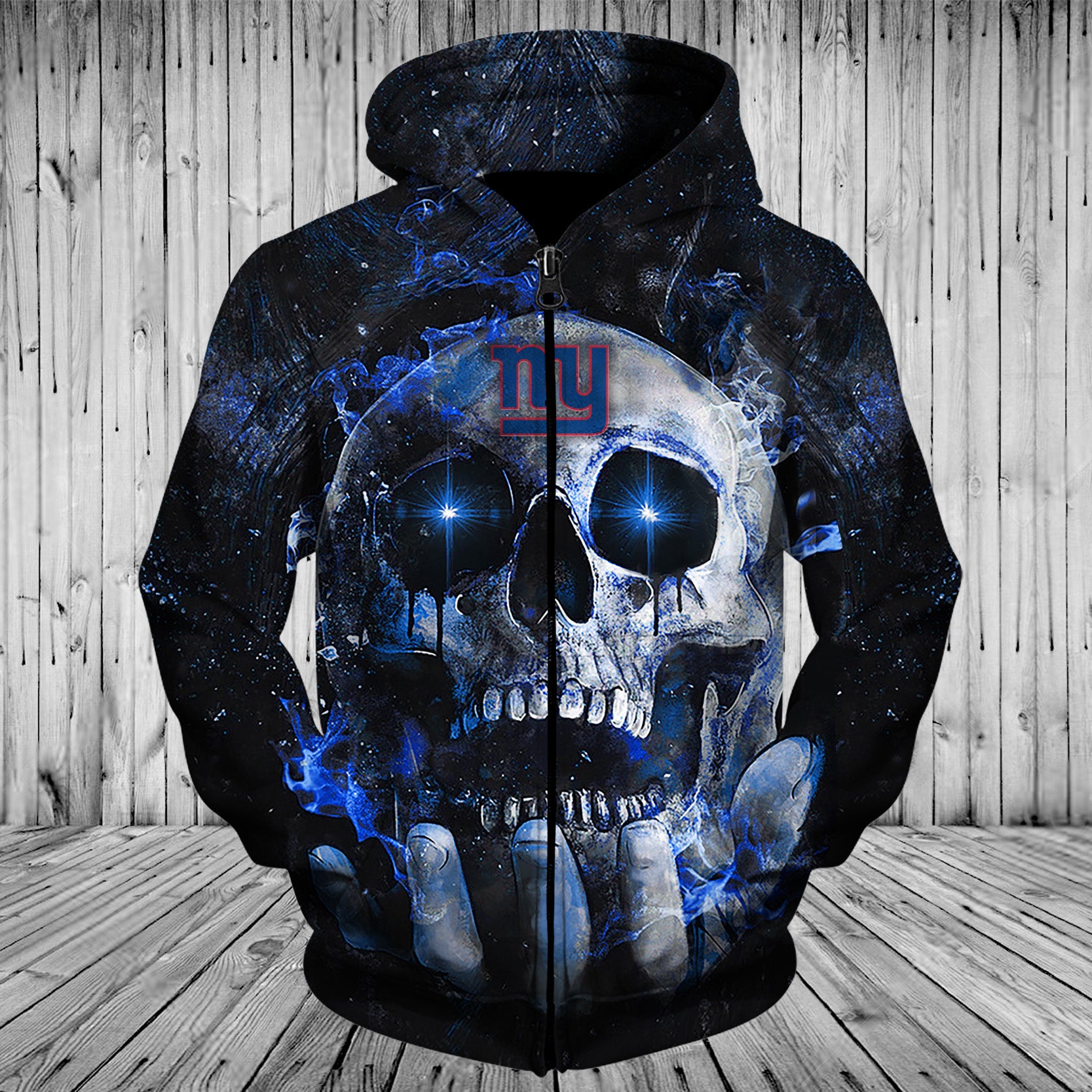 New York Giants Hoodie 3D Skull Printed Gifts For Men