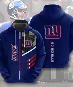 New York Giants Hoodie 3D Zip Hoodie Cute Death All Over Print Hoodie