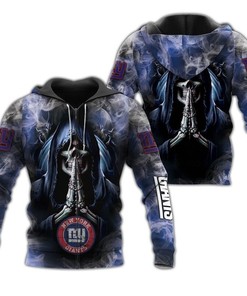 New York Giants Hoodie 3D Zip Hoodie Pullover Gifts For Men