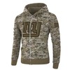 New York Giants Hoodie Army Graphic Custom Name & Number 3D Hoodies With Zippers