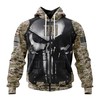 New York Giants Hoodie Camo Custom Name & Number All Over Print Hoodie