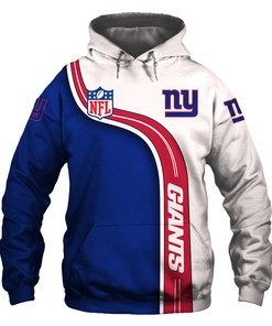 New York Giants Hoodie Devil Eyes 3D Graphic Custom All Over Print Hoodie