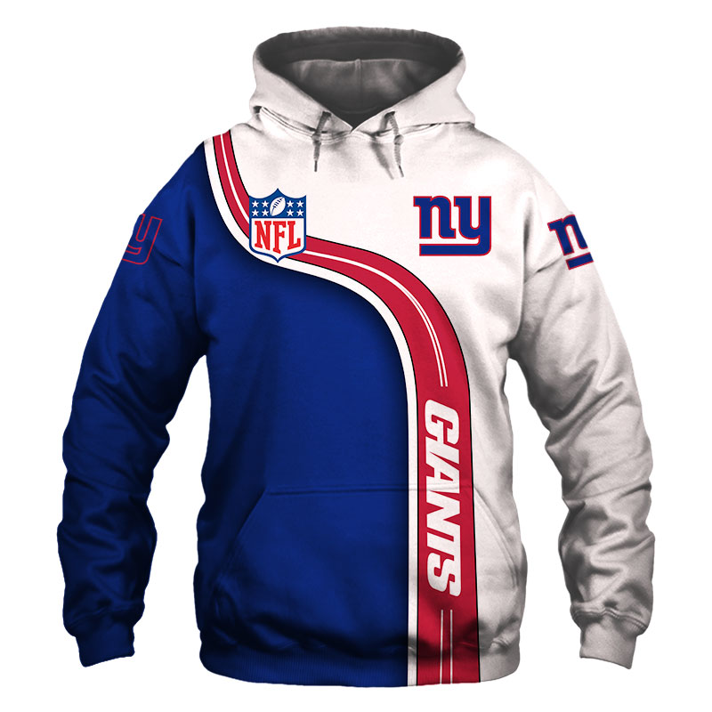 New York Giants Hoodie Devil Eyes 3D Graphic Custom All Over Print Hoodie