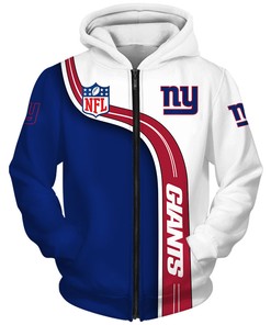 New York Giants Hoodie Devil Eyes 3D Graphic Custom All Over Print Hoodie