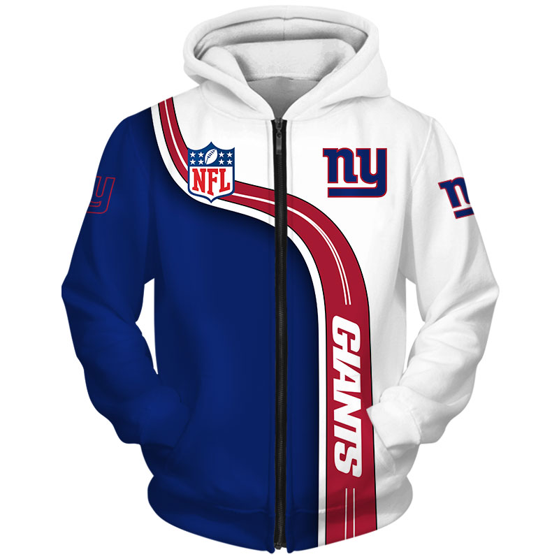 New York Giants Hoodie Devil Eyes 3D Graphic Custom All Over Print Hoodie
