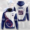 New York Giants Hoodie Flame Balls Graphic Thunder Gifts For Men