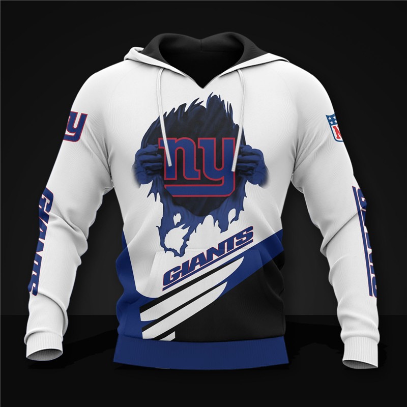 New York Giants Hoodie Graphic Print Custom 3D Hoodies